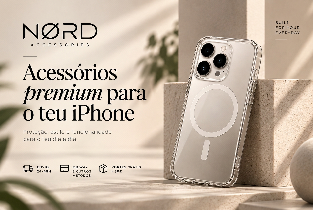 Capas e acessórios NØRD para iPhone